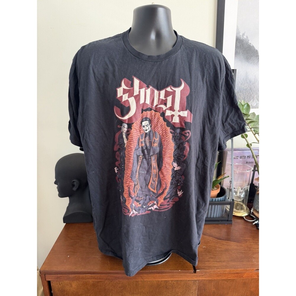 Ghost Band T Shirt 3XL Papa Emeritus IV Port & Company Black Metal Tee
